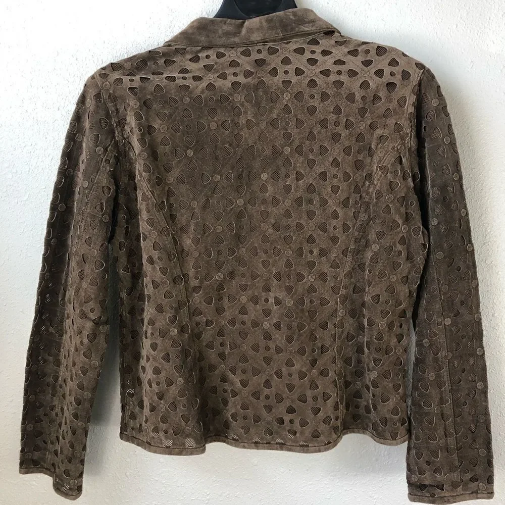 Multiples Leather Jacket Size L - Picture 6 of 7